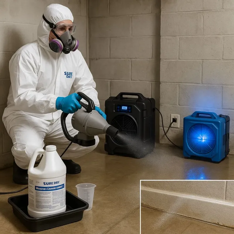 Sanitization and Odor Removal process in Milam, TX