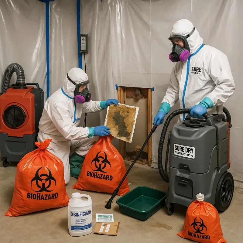 Contaminated Water Handling Protocols process in Milam, TX