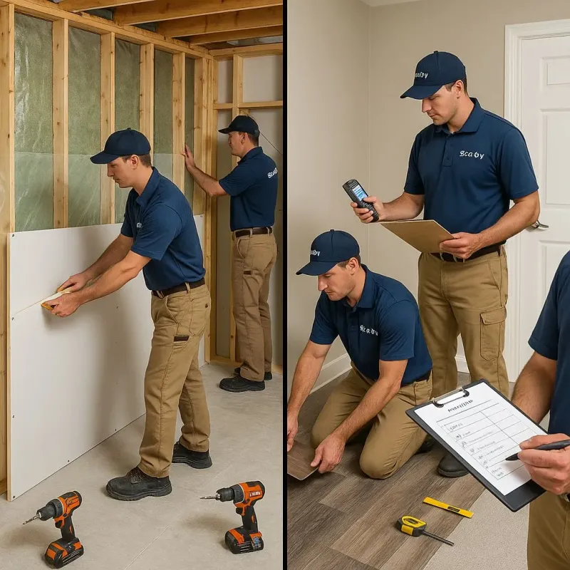Repairs and Reconstruction process in Milam, TX